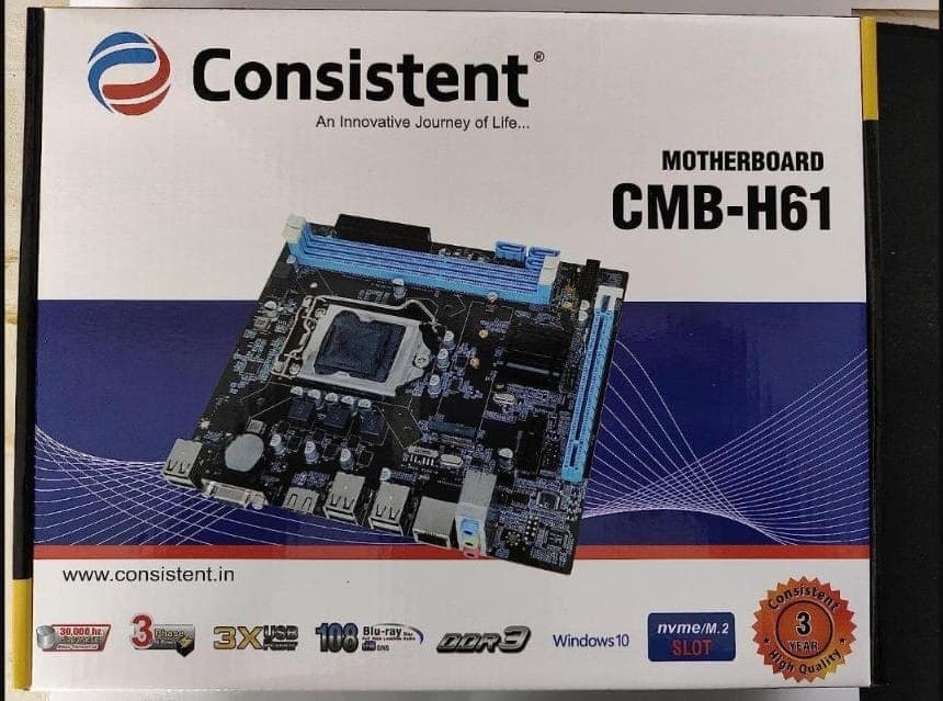 Consistent DDR3 Motherboard CMB-H61
